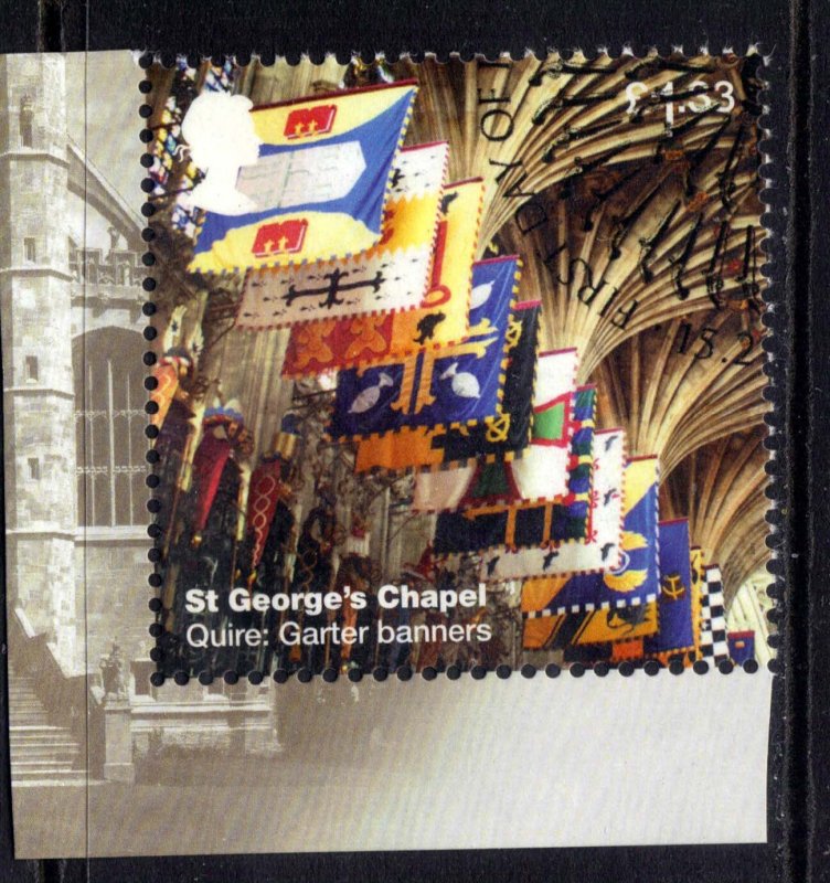 GB 2017 QE2 £1.33 Windsor Castle George's Chapel Ex FDC M/S SG 3930 ( H1347 )