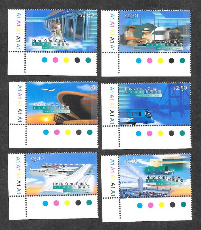 Hong Kong 816-821 Mint NH MNH!