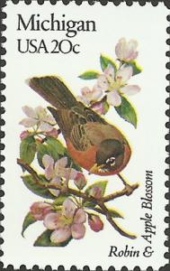 # 1974 MINT NEVER HINGED MICHIGAN