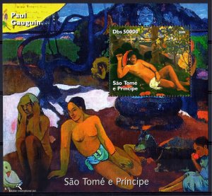 Sao Tome and Principe 2005 Paul Gauguin Famous Paintings S/S PERFORATED MNH