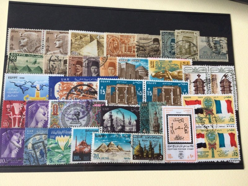 Collecting Egypt Stamps Stock Card Ref 54833