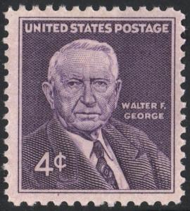 SC#1170 4¢ Walter F. George Issue (1960) MNH