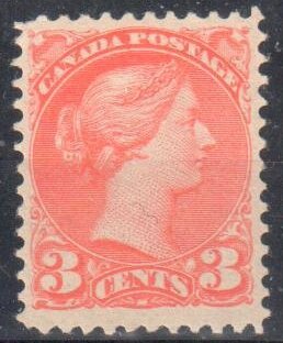 Canada #41 Mint VF OG NH Small Queen $270.00