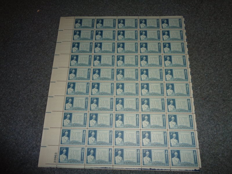 US SCOTT# 978, FULL SHEET, MNH, OG