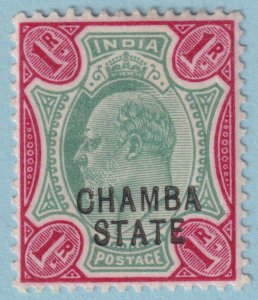 INDIA - CHAMBA STATE 29  MINT HINGED OG * NO FAULTS VERY FINE! - RPT