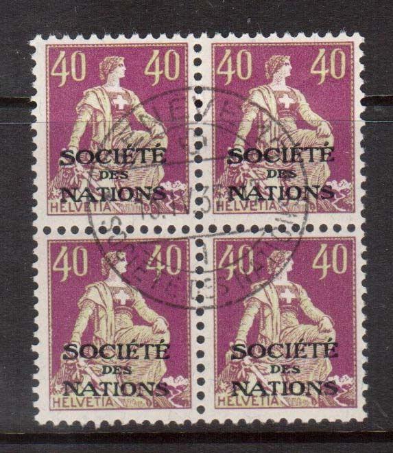 Switzerland #2021 VF Used Block