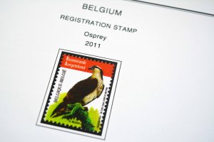 COLOR PRINTED BELGIUM 2011-2020 STAMP ALBUM PAGES (145 illustrated pages)