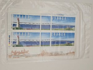 Canada 1997 Confederation Bridge #1646a Inscription Corner Blocks