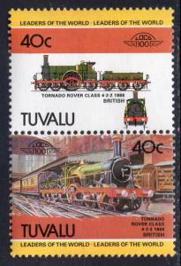 Tuvalu 242 Trains MNH VF