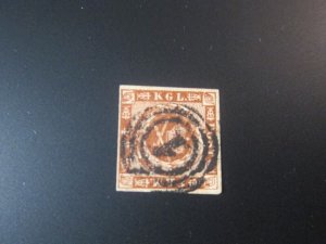 Denmark 1862 Sc 7b FU