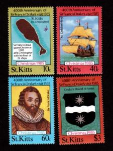 St Kitts # 173-176 Mint!