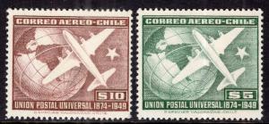 Chile C129-C130 MNH VF