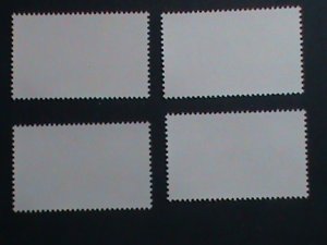 ​CHINA -HONG KONG STAMP 1991-SC# 584-7 YEAR OF THE LOVELY RAN MNH. SET VF