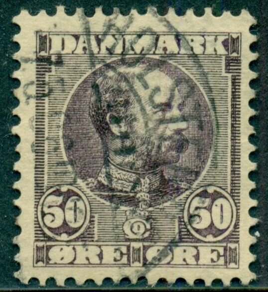 DENMARK #68 50ore Chr IX, used, VF, Scott $120.00