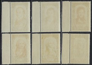 France Scott B249-B254 Mint Lightly Hinged