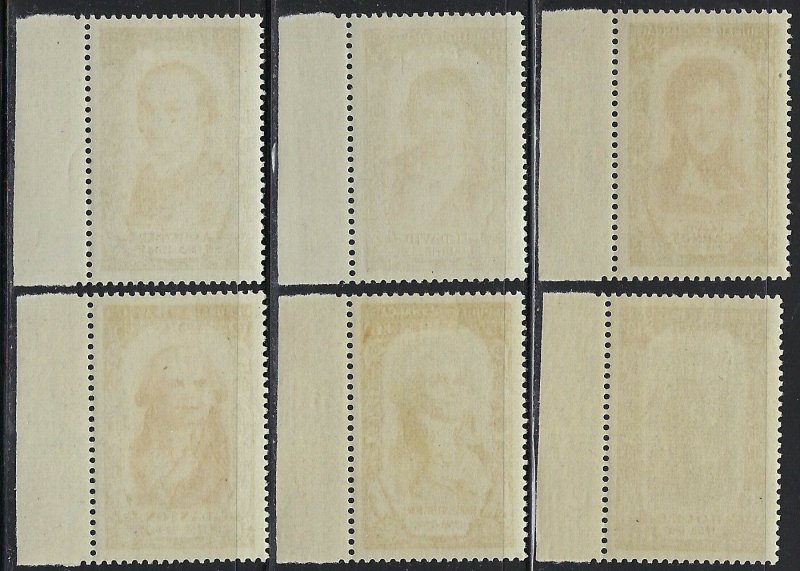 France Scott B249-B254 Mint Lightly Hinged