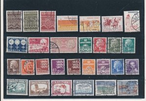 D376259 Denmark Nice selection of VFU Used stamps