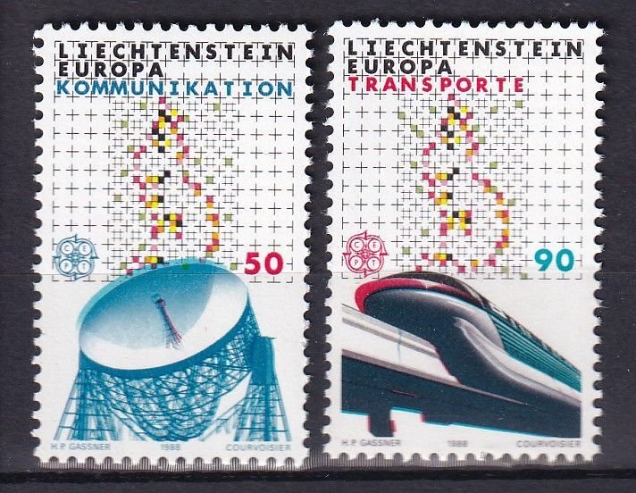 1988 - LIECHTENSTEIN - SC# 880-881 - MNH**