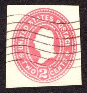 1899, US 2c, Washington, Used, Sc U362