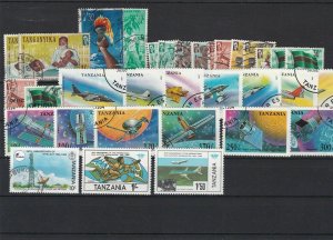 Tanzania Mixed Subject Stamps including Space Ref 24948