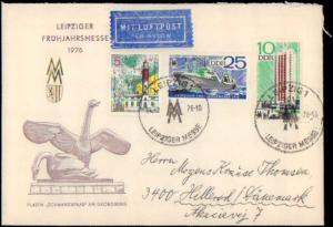 Germany D.D.R., Worldwide First Day Cover, Lighthouses, Marine Life