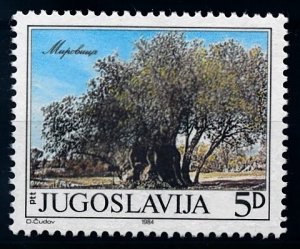 [65917] Yugoslavia 1984 Flora trees baumen  MNH