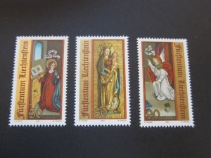 Liechtenstein 1991 Sc 970-72 set MNH