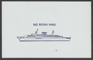 GB SCOTLAND 1971 postcard Regina Maris ship at ST KILDA - PUFFIN CACHET.....Q147