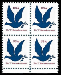 PCBstamps   US #2878 Block 12c(4x(3c))Dove, SVS, darker blue, MNH, (1)