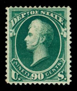 MOMEN: US STAMPS #O67 MINT OG H PF CERT VF