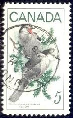 Bird, Gray Jays, Canada SC#478 used