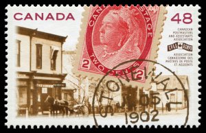 Canada  Sc# 1956  POSTMASTERS' ASSOCIATION  2002  MNH