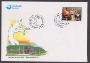 FAROE ISLANDS - 1993 NORDIC HOUSE ENTERTAINERS - FDC