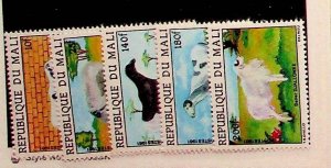 MALI Sc 433-7 NH ISSUE OF 1981 - DOMESTIC ANIMALS