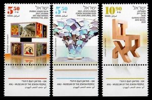 ISRAEL 2023 - Museum of the Jewish People - Set of 3 Stamps - MNH