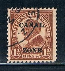 Canal Zone 72: 1.5c Harding overprint, single, used, VF