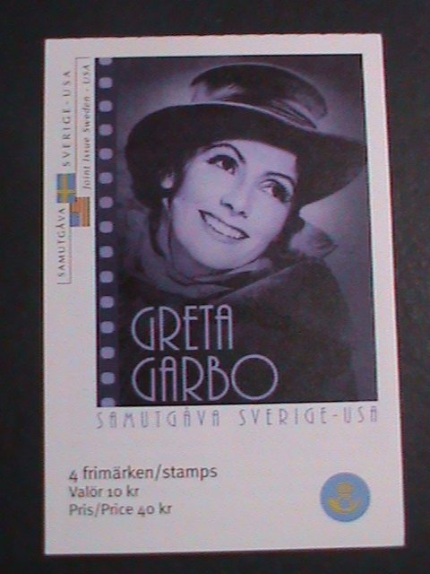 SWEDEN-BOOKLET 2005 SC#2517c ACTRESS GRETA GARBO- JOINT WITH UNITED STATES