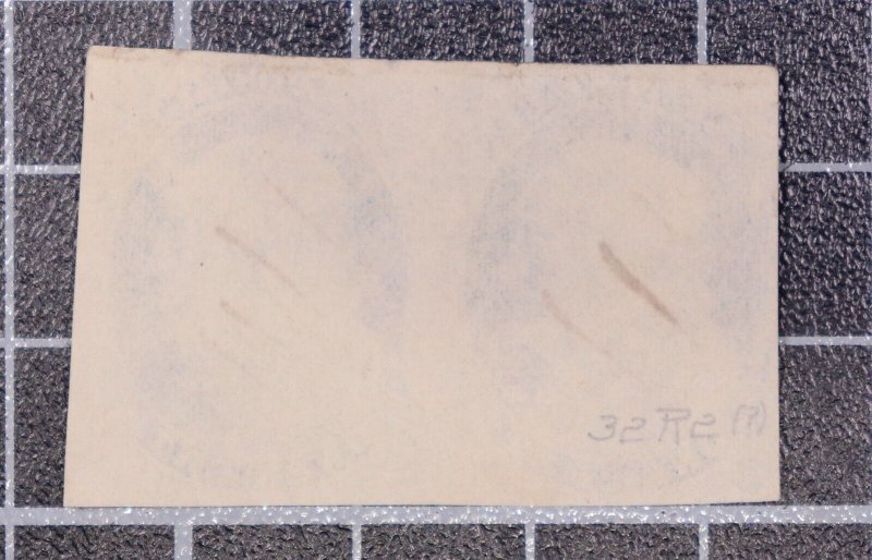 Scott 7 - 1 Cent Franklin - Used - Nice Imperforate Pair - SCV - $325.00