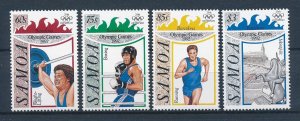 [119680] Samoa 1992 Olympic Games Football stadium boxing  MNH
