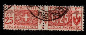 Italy Scott Q10 Used  Parcel Post stamp