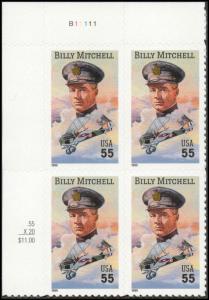 3330 MNH Plate Block