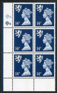 S-QFP147A 14p Deep Blue Scotland Questa CB FCP/PVA Cyl Q6/Q6 Perf P U/M