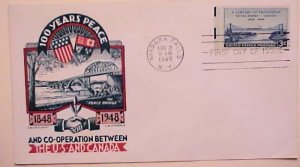 UNITED STATES FDC  STAEHLE   CANADA 1948