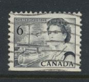 Canada SG 608 perf 12½ x 12 Used re-engraved die