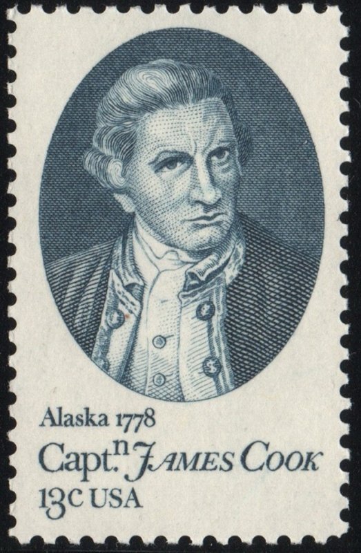 SC#1732 13¢ Captain Cook Single (1978) MNH