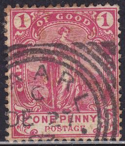 Cape of Good Hope 60 USED 1893 Hope Standing [Square Circle]