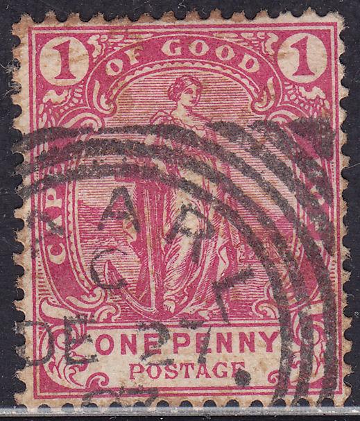 Cape of Good Hope 60 USED 1893 Hope Standing [Square Circle]