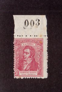 Argentina Scott #357 MH Note