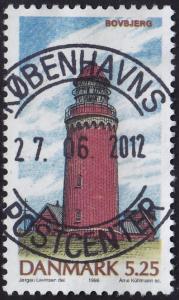 Denmark - 1992 - Scott #1057 - used - Bovbjerg Lighthouse