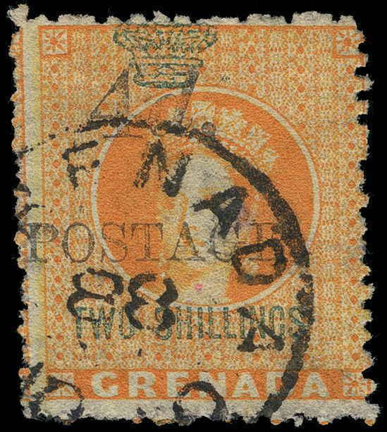 Grenada Scott 32 Variety Gibbons 41b Used Stamp